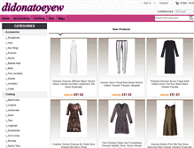 Tablet Screenshot of didonatoeyewear.com